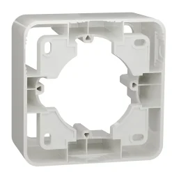 Boîte d'encastrement 1 poste saillie Schneider Electric Unica Déco blanc