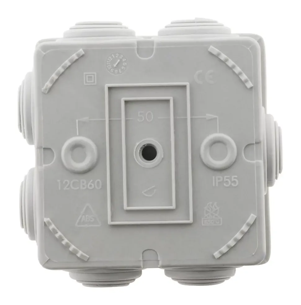 Boîte dérivation 80x80x46 IP55 - Zenitech