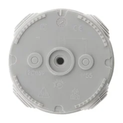 Boîte étanche diamètre 80x45mm IP55 - Gris - Zenitech