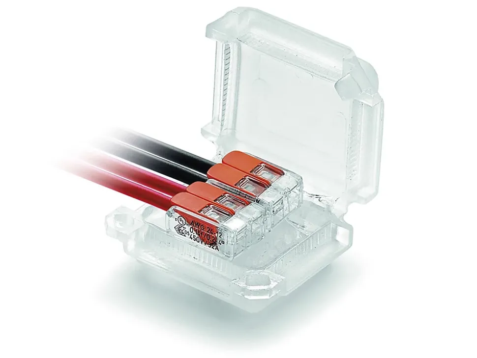 2 boîtiers de connexion 2E IPX8 Wago Zenitech