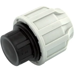 Bouchon à compression Fitt PEHD Ø25 blanc