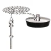 Bouchon d'évier 35x40 plaque inox à chainette avec borne - WATTS - 4642060