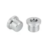 Bouchon Hexagonal creux à collerette Clé de 12 HC12 Inox A2 M26X20 Pas de 150 - 1 pièce