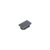 Bouchon rectangle pour tube 150X50 épaisseur tole du tube 2 à 4 nylon noir - 30 pièces
