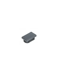 Bouchon rectangle pour tube 40X20 épaisseur tole du tube 0.8 à 3 nylon noir - 1 pièce