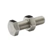 10 boulons tête héxagonale inox 8 x 20 mm