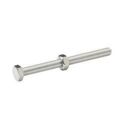 10 boulons tête héxagonale inox 6 x 70 mm