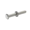 10 boulons tête héxagonale inox 6 x 45 mm