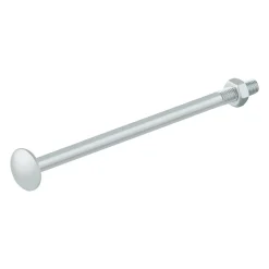 5 boulons tête ronde collet carré 7 x 130 mm