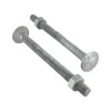 Boulon (vendu avec Ecrou) TRCC JAPY tête ronde collet carré M16X110 Filetée sur 110 Classe 6.8 Forte tenue - 5 pièces