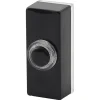 Bouton de sonnette filaire lumineux Blyss noir