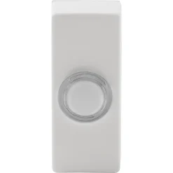 Bouton de sonnette filaire lumineux Blyss blanc