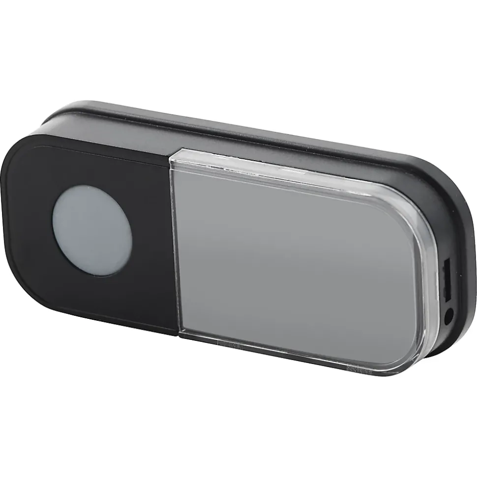 Bouton de sonnette sans fil Blyss Liam noir