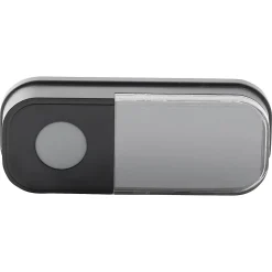 Bouton de sonnette sans fil Blyss Liam noir