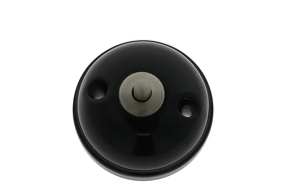 Bouton poussoir en saillie Fontini Garby Porcelaine noire