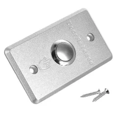 Bouton poussoir rectangulaire aluminium rétroéclairé sb5hkr