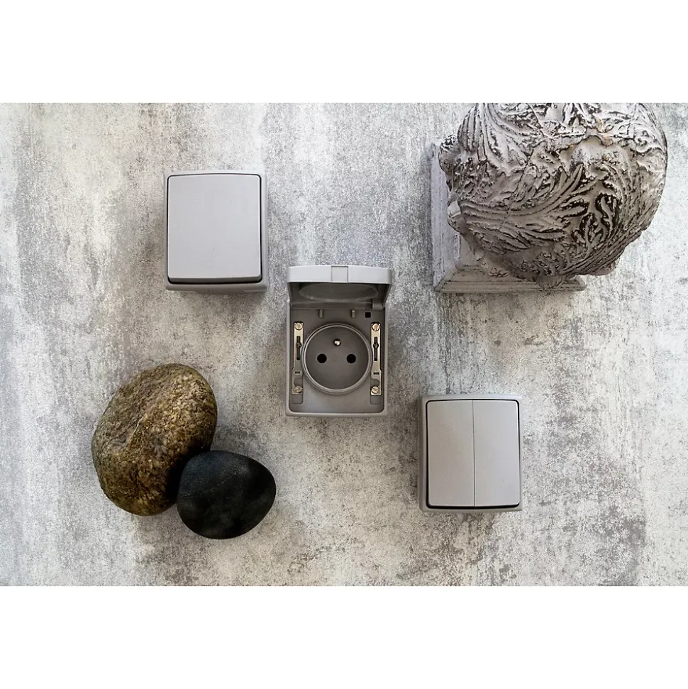 Bouton poussoir étanche IP55 - Orok - Zenitech