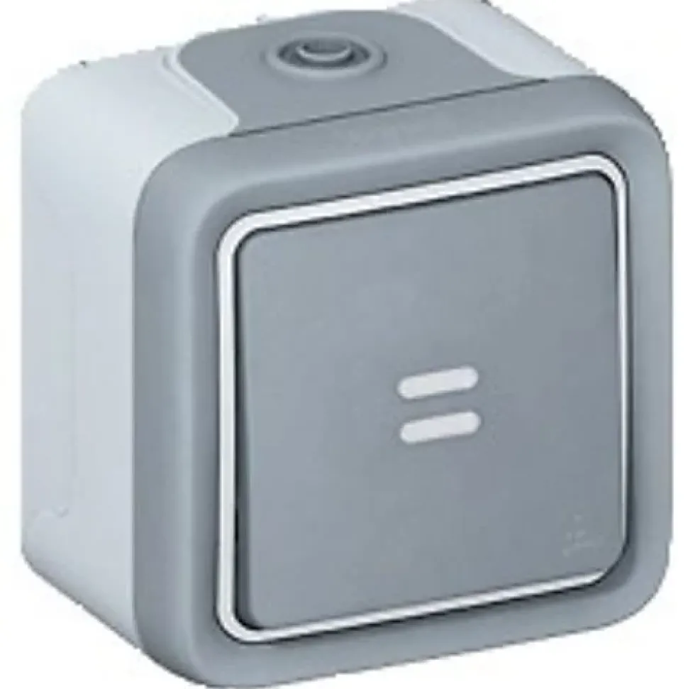 Bouton-poussoir étanche PLEXO 10A - LEGRAND - 069722