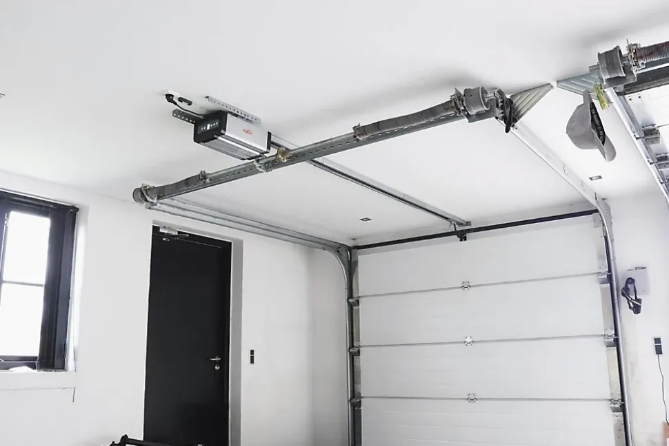 Boxer Ouvre-porte de garage WiFi 800N avec application smartphone, rail 3 m, télécommande incluse
