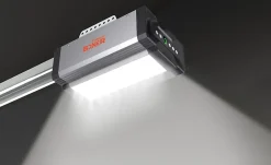Boxer Ouvre-porte de garage WiFi 1000N modèle 5000, app smartphone, 2 télécommandes, rail 3,5 m