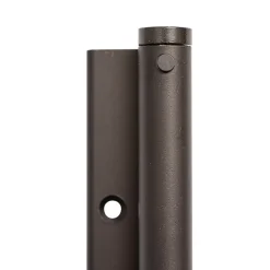 Bras à ressort ferme porte, a corps très fin en Aluminium anodisé noir