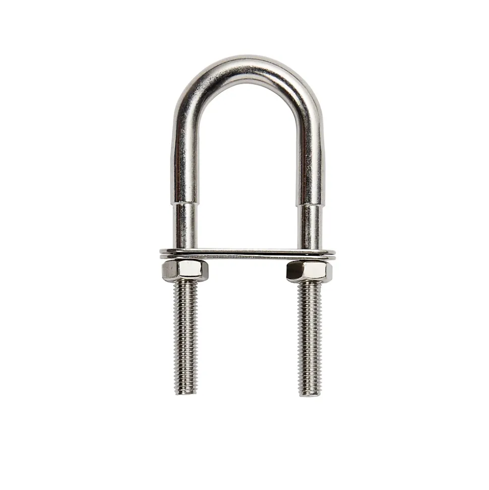 Bride de fixation en inox 37 mm Diall
