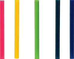 Bâtons de colle colorée Ø7mm x 94mm, lot de 36 x 5 couleurs