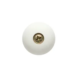 Butée ø30 x Hauteur 17 mm caoutchouc blanc