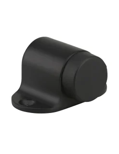 Butoir pour porte lourde à visser, fixation au sol, noir- THIRARD