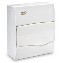 Bv8po Ide - Tableau De Distribution électrique Résidentiel - 8 Modules - 228x191x99mm - Avec Rail Din