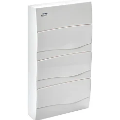 Bv36po Ide - Tableau De Distribution Résidentiel - 3 Rangées De 12 Modules - 497x264x99mm - Avec Rail Din