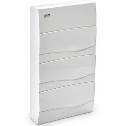Bv36po Ide - Tableau De Distribution Résidentiel - 3 Rangées De 12 Modules - 497x264x99mm - Avec Rail Din