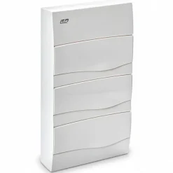Bv36po Ide - Tableau De Distribution Résidentiel - 3 Rangées De 12 Modules - 497x264x99mm - Avec Rail Din