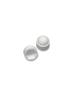 Cache Ecrou ou cache tête vis Tête hexagonale TH M8 nylon blanc Sur plat 13 - 500 pièces