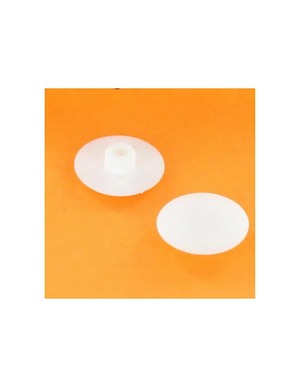 Cache tête Vis CHC FHC Clé de 8 HC8 8.5X15 Nylon RAL9010 blanc pur - 1 pièce