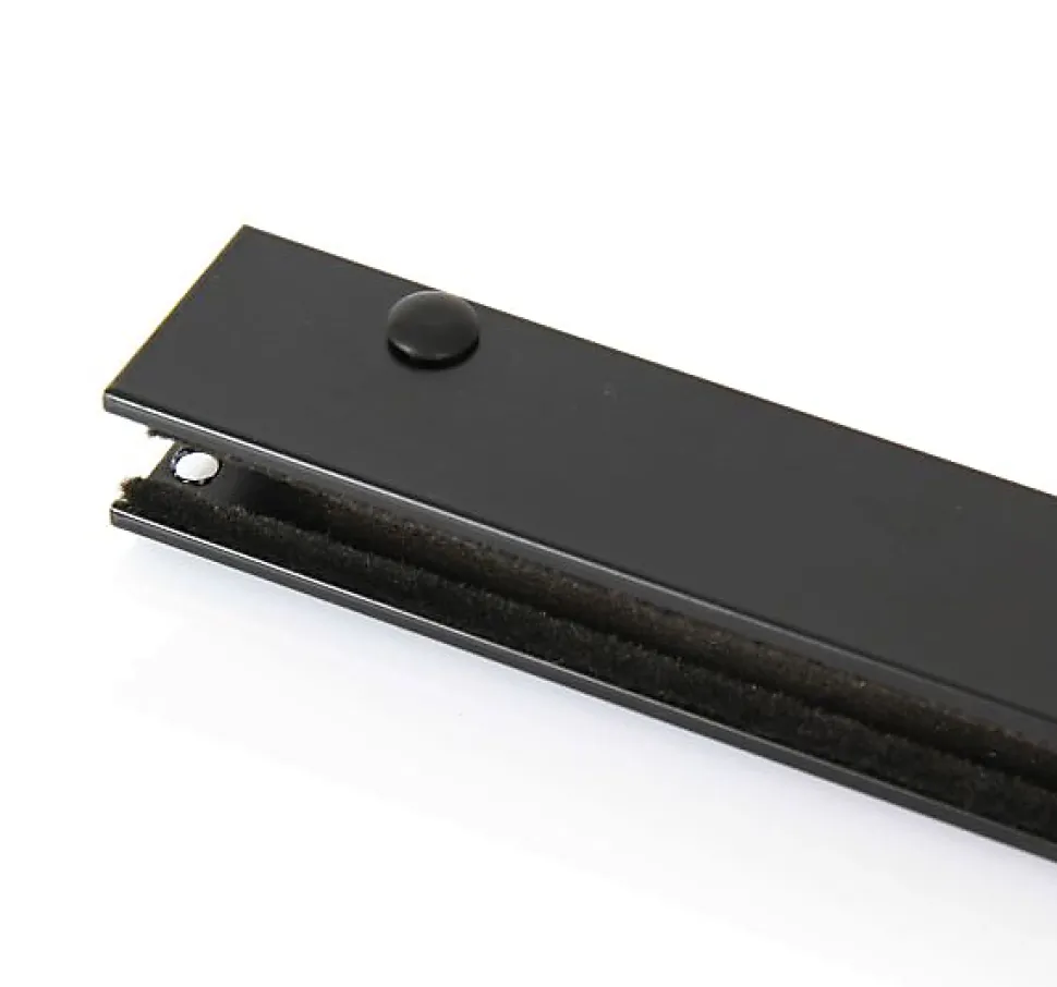 Cache vis noir diamètre 6mm - Lot de 10