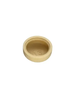 Cache vis Tête cylindrique bombée TCB Vis tôle DE4.8 Nylon RAL1014 - 10 pièces