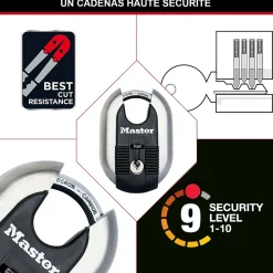 Cadenas Acier inoxydable Master Lock Excell 60 x 87 mm