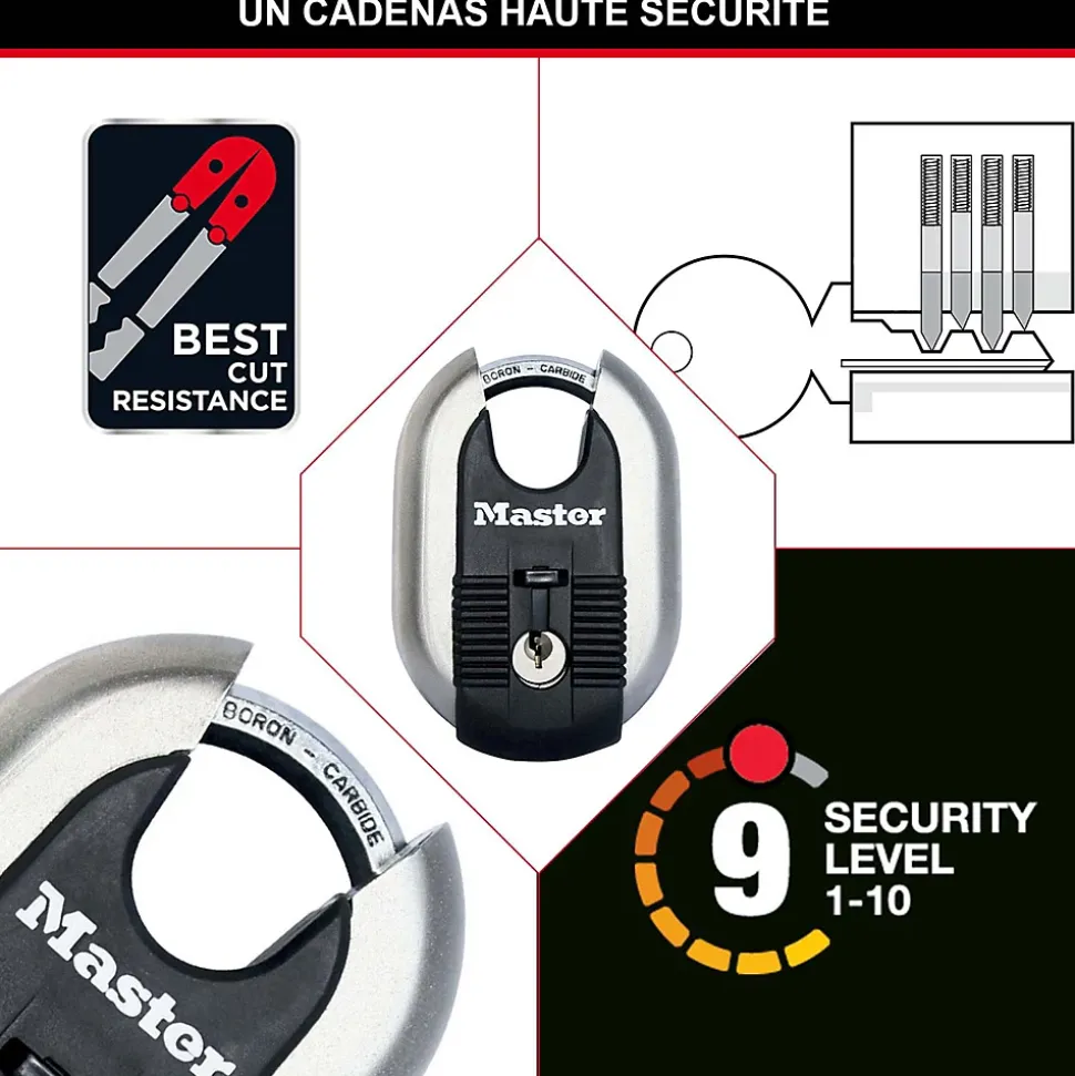 Cadenas Acier inoxydable Master Lock Excell 60 x 87 mm