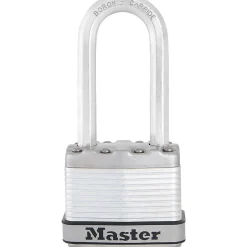 Cadenas à clé Master Lock Excell M1EURDLH acier laminé l.45 mm hauteur de l'anse 51 mm