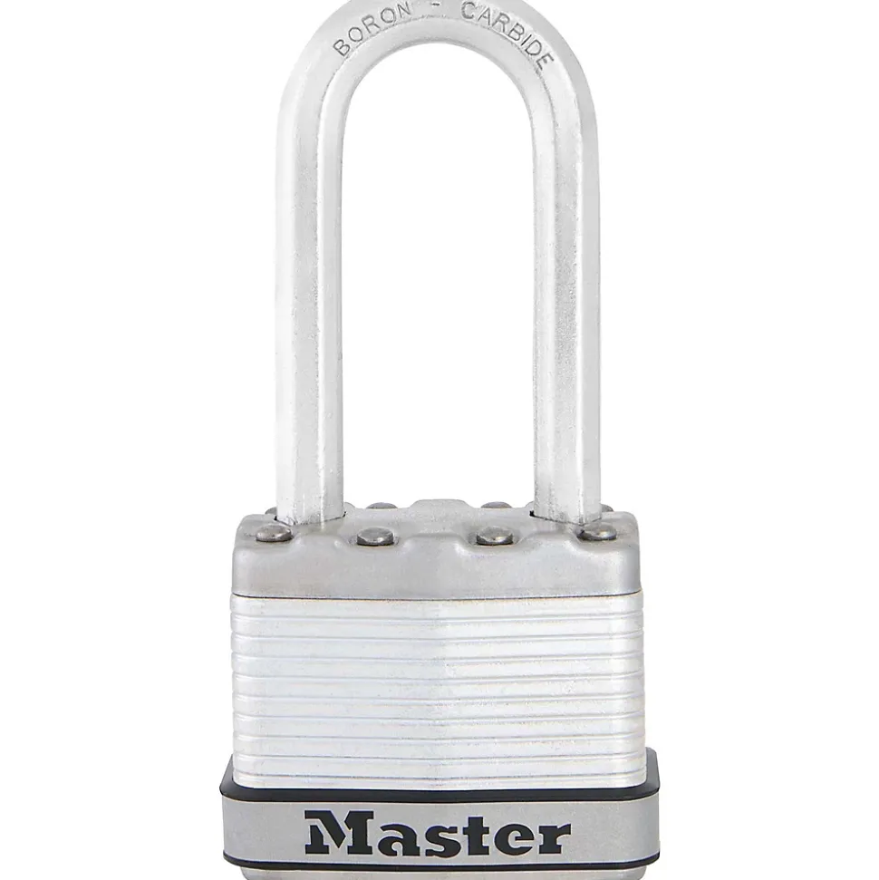 Cadenas à clé Master Lock Excell M1EURDLH acier laminé l.45 mm hauteur de l'anse 51 mm