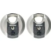 Cadenas à clé Master Lock Excell M40EURT disque en acier inoxydable Ø. 70 mm hauteur de l'anse 16 mm vendu par 2