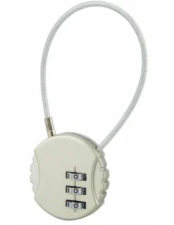 Cadenas à combinaison Fantasy Rond, 3 chiffres, intérieur, cable acier - THIRARD