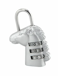 Cadenas à combinaison Fantasy Cheval, 3 chiffres, intérieur, anse acier - THIRARD
