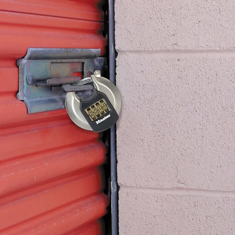 Cadenas à combinaison Master Lock Excell M40EURDNUM disque en zinc Ø70 mm hauteur de l'anse 16 mm