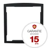 Cadre d'encastrement Noir mat 9005M