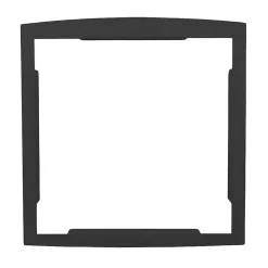 Cadre d'encastrement Noir Sablé RAL 2100 MS