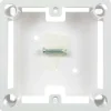 Cadre saillie 100x100 - blanc - Lebenoid