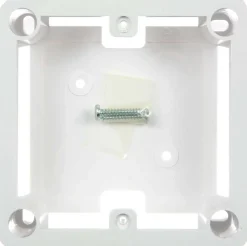 Cadre saillie 100x100 - blanc - Lebenoid