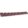 8 cales meuble plastique Diall Marron